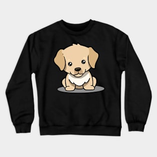 Chibi Labradors Retriever Cute Kawaii Dog Owner Dog Lover Crewneck Sweatshirt